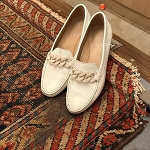 Elegant White Loafers for Women